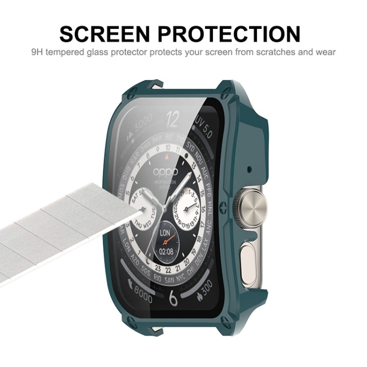 For OPPO Watch 4 Pro ENKAY Hat-Prince Full Coverage PC + Tempered Glass Film Integrated Watch Case(Transparent) - Watch Case by ENKAY | Online Shopping UK | buy2fix