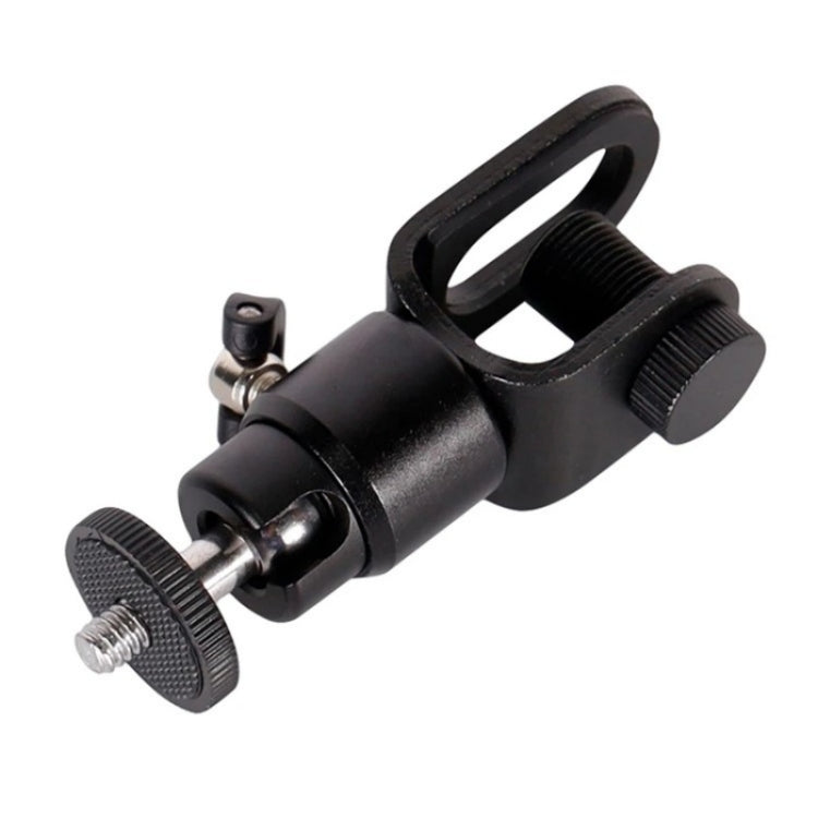 C038 For Live Broadcast Conference 1/4 Screw Aluminum Alloy Laptop Monitor Clip Fill Light Holder - Stand by buy2fix | Online Shopping UK | buy2fix