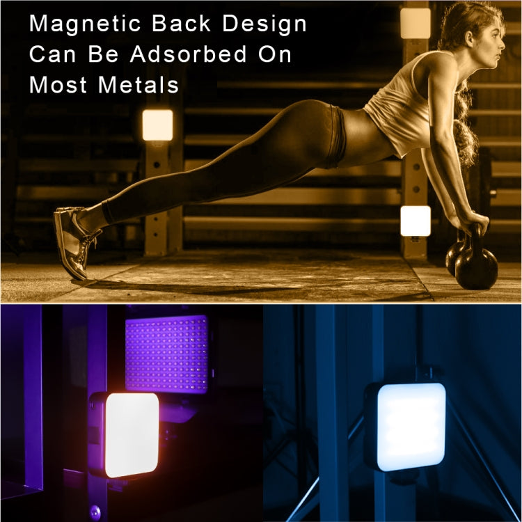 VLOGLITE W64RGB Dimmable RGB LED Pocket Fill Light 20 Modes Live Broadcast Video Light - by VLOGLITE | Online Shopping UK | buy2fix