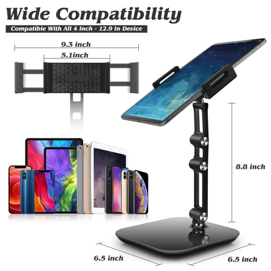 NS-06B 360 Degree Rotating Foldable Desktop Tablet Phone Holder by buy2fix