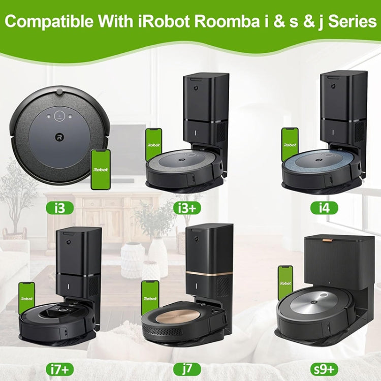 JUNSUNMAY 5pcs For iRobot Roomba i & s & j Series i8 / i8+ / s9 / s9+ Vacuum Bags Automatic Disposal Dust Bags - For iRobot Accessories by JUNSUNMAY | Online Shopping UK | buy2fix