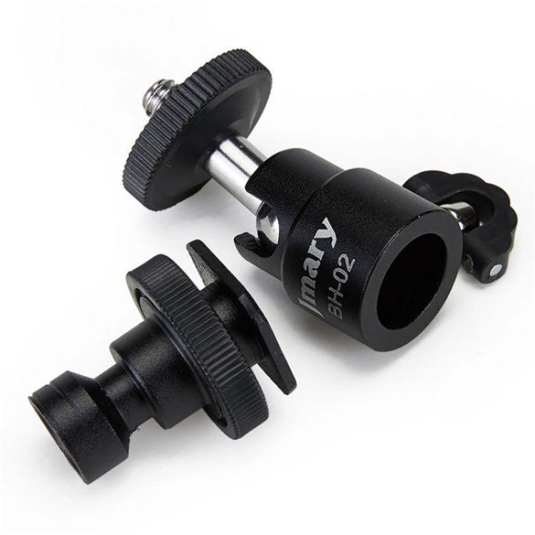 JMARY BH-02 360-Degree Rotating Tripod Ball Head 1/4 Screw Adapter - Other Accessories by Jmary | Online Shopping UK | buy2fix