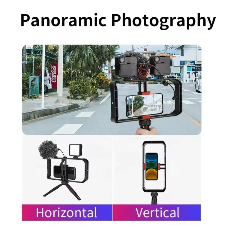 JMARY MT-33 Phone Stand Tripod ABS Video Recording Vlog Mobile Phone Rig Cage by Jmary