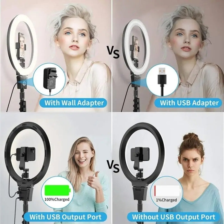 JMARY FM-12R Photography LED Fill Light 12-inch Video Recording Ring Light(EU Plug) - by Jmary | Online Shopping UK | buy2fix