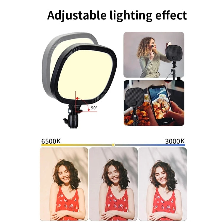 JMARY FM-58R Live Streaming Photography Fill Light 180-Degree Rotatable 9-inch LED Light - by Jmary | Online Shopping UK | buy2fix