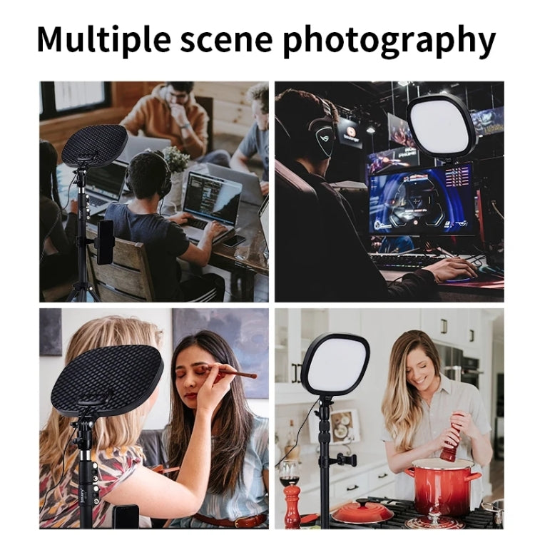 JMARY FM-58R Live Streaming Photography Fill Light 180-Degree Rotatable 9-inch LED Light - by Jmary | Online Shopping UK | buy2fix