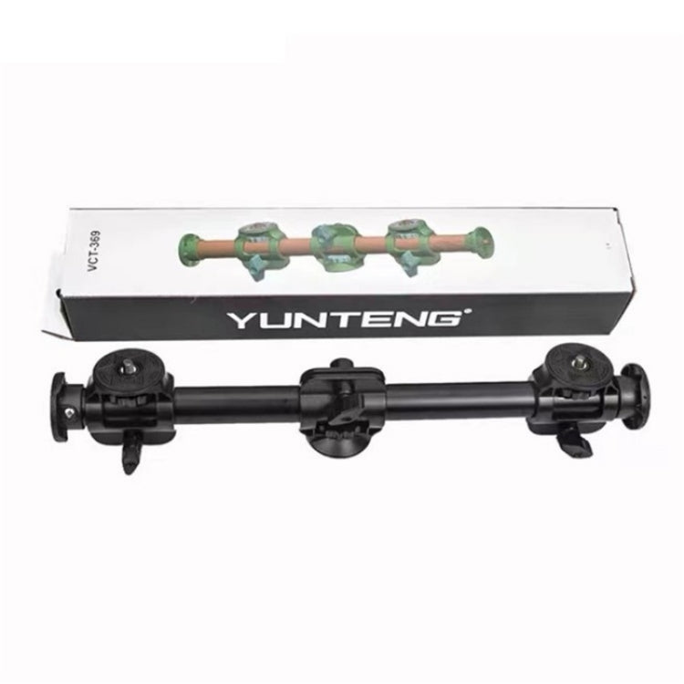 YUNTENG VCT-369 For Tripod Stabilizer Camera Horizontal Aluminum Alloy Gimbal Extension Pole by YUNTENG