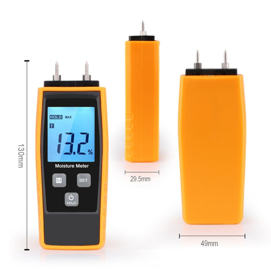 RZ660 Professional Wood Moisture Humidity Meter Digital Tester - PH & Moisture Meter by buy2fix | Online Shopping UK | buy2fix