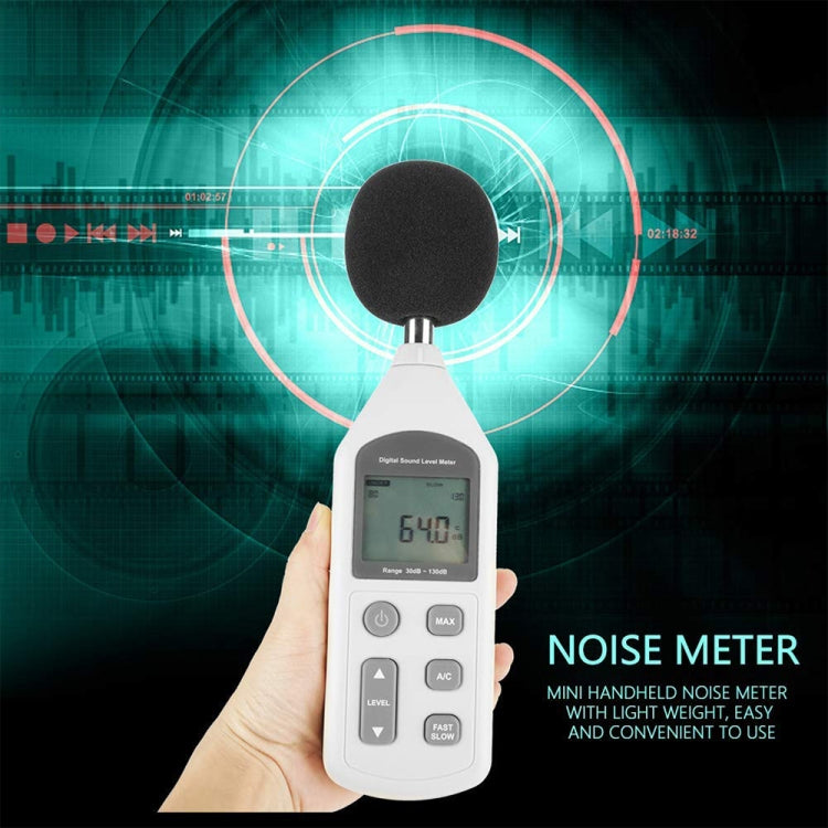 GM1357 Handy Digital Sound Level Meter Noise Meter - Light & Sound Meter by buy2fix | Online Shopping UK | buy2fix