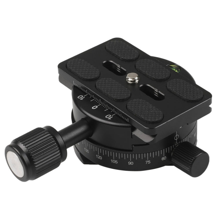 X-64 Professional Camera Tripod Monopod Panoramic Panorama Head with Quick Release Plate - Tripod Heads by buy2fix | Online Shopping UK | buy2fix