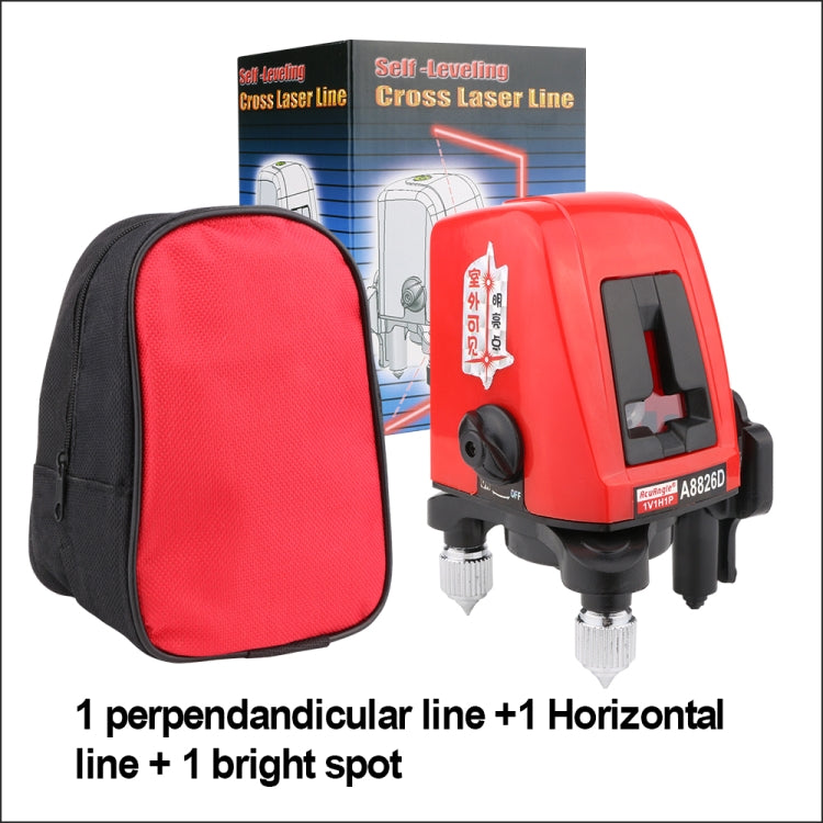 A8826D Laser Level 3D Self Leveling 2 Line Lasers Horizontal Vertical Lasers Level 360 Tripod Mini Laser Levels - Other Tester Tool by buy2fix | Online Shopping UK | buy2fix