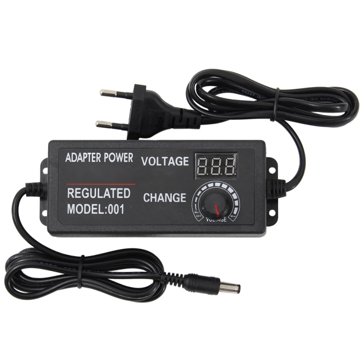 AC To DC Adjustable Voltage Power Adapter Universal Power Supply Display Screen Power Switching Charger EU, Output Voltage:3-24V-2A - Power Supplies by buy2fix | Online Shopping UK | buy2fix