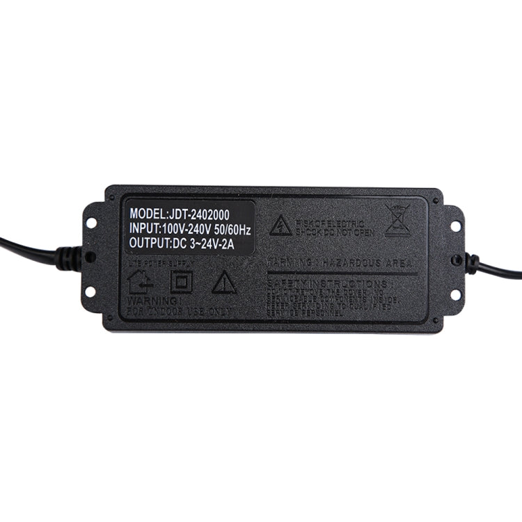 AC To DC Adjustable Voltage Power Adapter Universal Power Supply Display Screen Power Switching Charger EU, Output Voltage:3-24V-2A - Power Supplies by buy2fix | Online Shopping UK | buy2fix