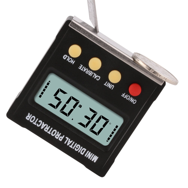RZ2010 360 Degree Mini Digital Protractor Inclinometer Electronic Level Box Magnetic Base Measuring Tools - Other Tester Tool by buy2fix | Online Shopping UK | buy2fix