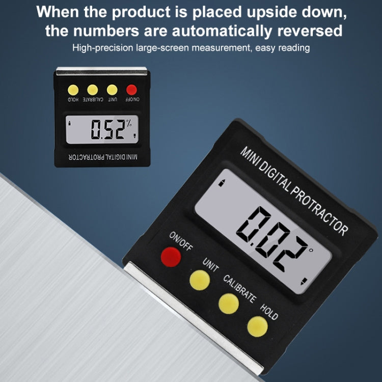 RZ2010 360 Degree Mini Digital Protractor Inclinometer Electronic Level Box Magnetic Base Measuring Tools - Other Tester Tool by buy2fix | Online Shopping UK | buy2fix