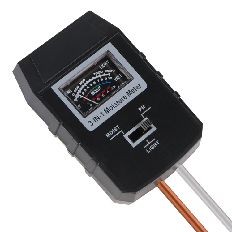 RZ97 Mini Soil PH Moisture Humidity Measuring PH Meter Soil Moisture Monitor Hygrometer Gardening Plant Farming Moisture Tester - PH & Moisture Meter by buy2fix | Online Shopping UK | buy2fix