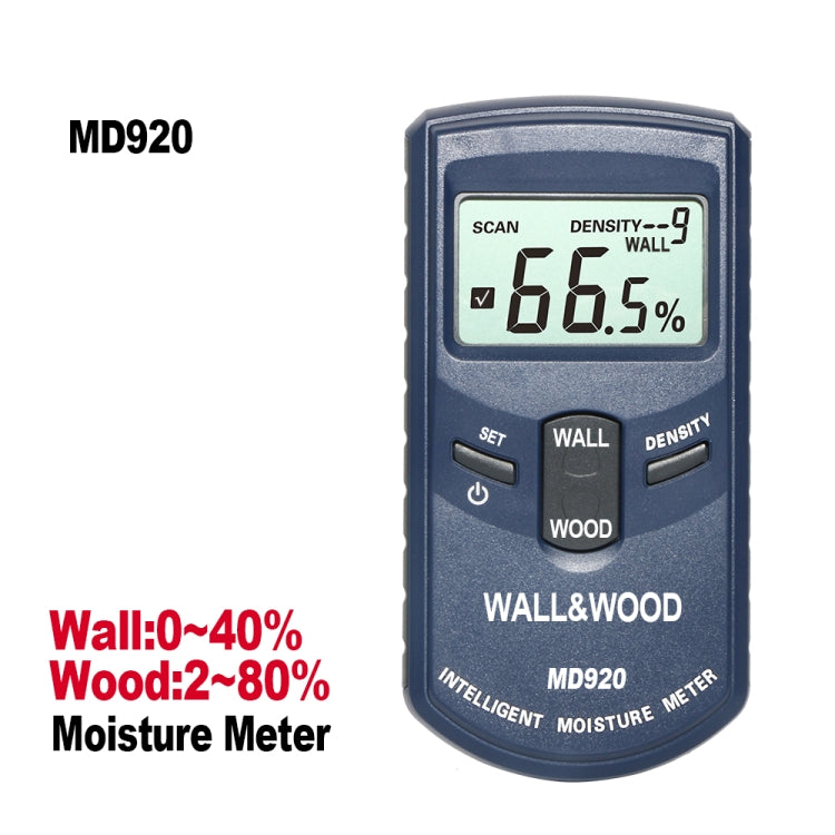 MD920 Wall Surface Wood Moisture Tester - PH & Moisture Meter by buy2fix | Online Shopping UK | buy2fix