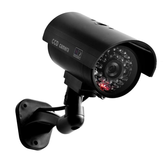 IP66 Waterproof Dummy CCTV Camera With Flashing LED For Realistic Looking for Security Alarm(black) - Waterproof Camera by buy2fix | Online Shopping UK | buy2fix