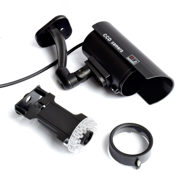 IP66 Waterproof Dummy CCTV Camera With Flashing LED For Realistic Looking for Security Alarm(black) - Waterproof Camera by buy2fix | Online Shopping UK | buy2fix