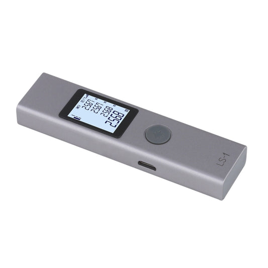 LS-1 Laser Rangefinder Distance Meter 40m Handheld Mini Rechargeable LCD Digital Laser Distance Meter 131ft Laser Range Finder - Laser Rangefinder by buy2fix | Online Shopping UK | buy2fix
