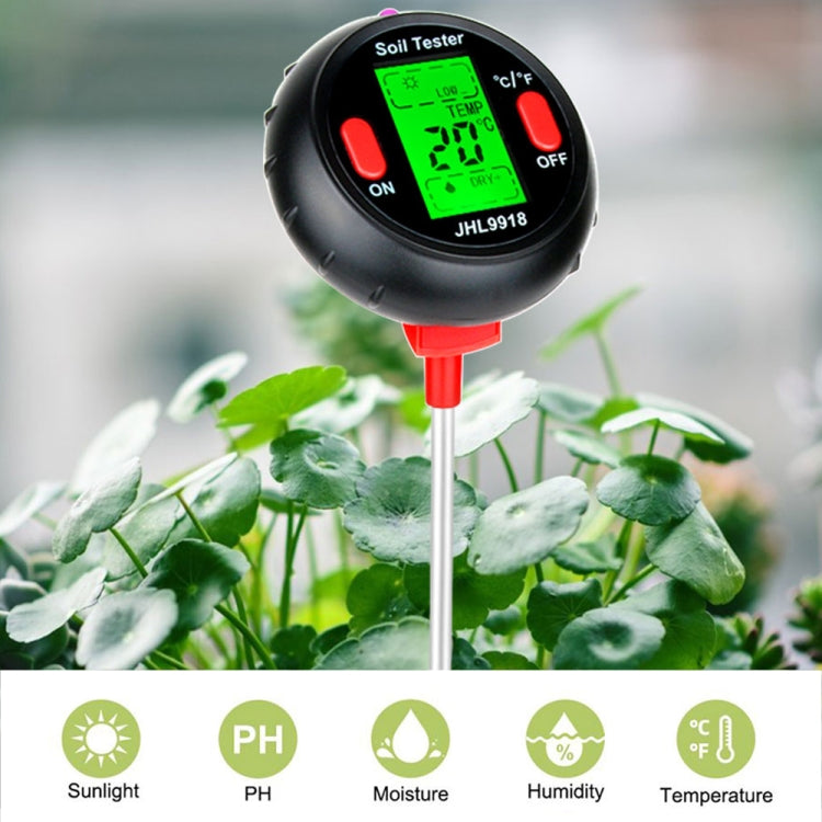 RZ104 Soil PH Meter Humidity Detector Digital PH Meter Soil Monitor PH Gardening Plant Soil Tester - PH & Moisture Meter by buy2fix | Online Shopping UK | buy2fix