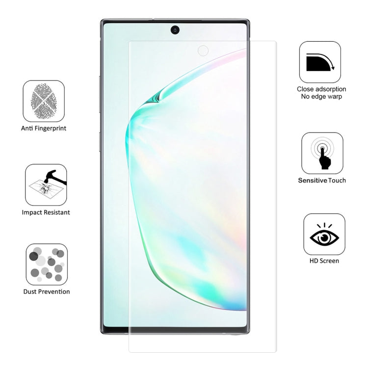 ENKAY Hat-Prince 0.1mm 3D Full Screen Protector Explosion-proof Hydrogel Film for Galaxy Note10+ - For Samsung by ENKAY | Online Shopping UK | buy2fix