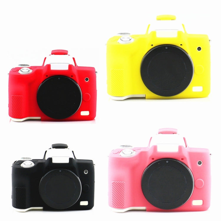 Richwell Silicone Armor Skin Case Body Cover Protector for Canon EOS M50 Body Digital Camera(Red) - Protective Case by Richwell | Online Shopping UK | buy2fix