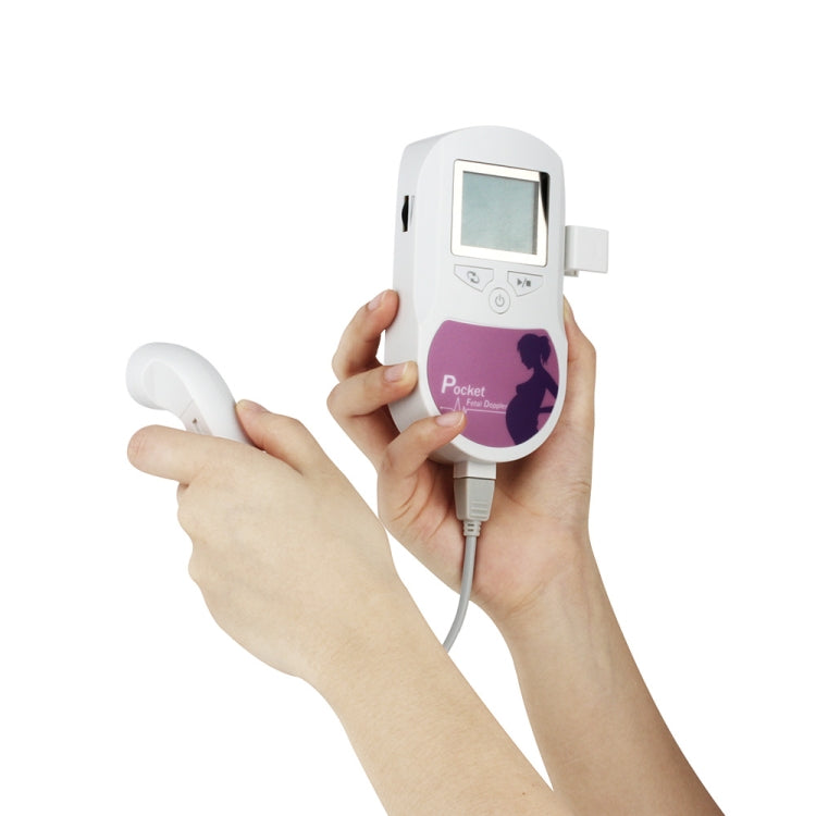 Baby Sound C Fetal Doppler Prenatal Pocket Digital Ultrasound Detector Angel Heartbeat Pregnant Doppler Prenatal Monitor(Blue) - Heart Rate Monitoring by buy2fix | Online Shopping UK | buy2fix