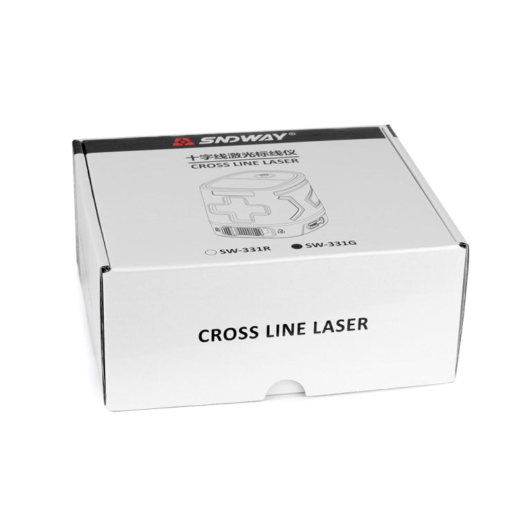 SNDWAY SW-331G Laser Level 2 Lines 360 Degree Rechargeable Battery Green Beam Self Leveling Level Laser 3D Rotary Vertical Horizontal by SNDWAY