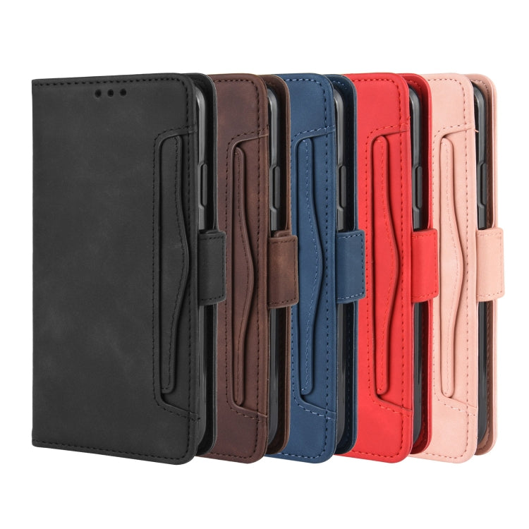 For iPhone 11 Wallet Style Skin Feel Calf Pattern Leather Case, with Separate Card Slot(Blue) - iPhone 11 Cases by buy2fix | Online Shopping UK | buy2fix