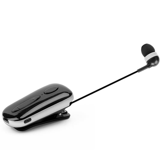 K36 Stereo Wireless Bluetooth Headset Calls Remind Vibration Wear Clip Driver Auriculares Earphone(Black) by buy2fix