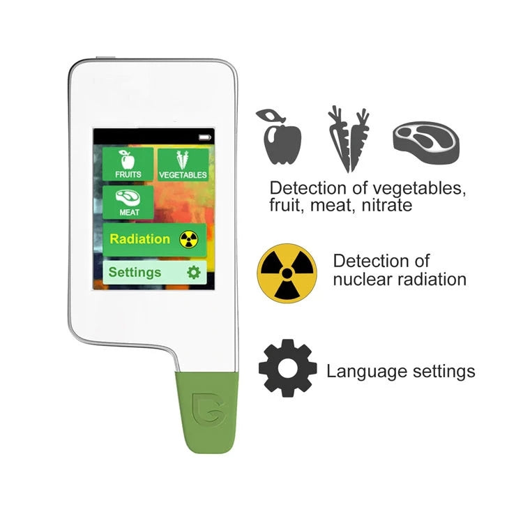 Vegetable And Fruit Meat Nitrate Residue Food Environmental Safety Tester(Black) - Digital Refractometer by buy2fix | Online Shopping UK | buy2fix