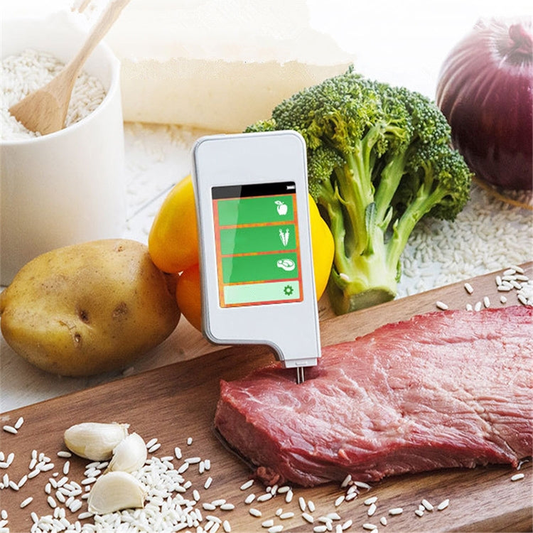 Vegetable And Fruit Meat Nitrate Residue Food Environmental Safety Tester(White) - Digital Refractometer by buy2fix | Online Shopping UK | buy2fix