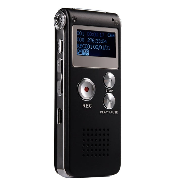 SK-012 8GB Voice Recorder USB Professional Dictaphone  Digital Audio With WAV MP3 Player VAR   Function Record(Black) - Other Style by buy2fix | Online Shopping UK | buy2fix