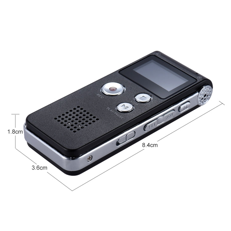 SK-012 8GB Voice Recorder USB Professional Dictaphone  Digital Audio With WAV MP3 Player VAR   Function Record(Black) - Other Style by buy2fix | Online Shopping UK | buy2fix