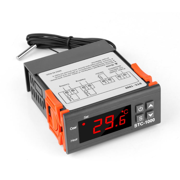 STC-1000 220V Digital Temperature Controller LED Temperature Regulator Thermostat for Incubator Relay 10A Heating and Cooling - Thermostat & Thermometer by buy2fix | Online Shopping UK | buy2fix