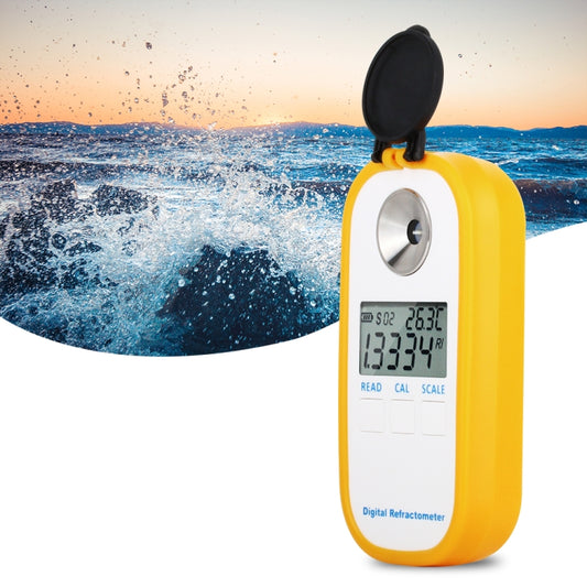 DR202 Digital Sea Water Refractometer Seawater Salinity Meter Specific Gravity Range 0―100‰ Chlorinity 0~57‰ Refractometer - Digital Refractometer by buy2fix | Online Shopping UK | buy2fix