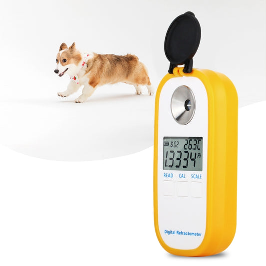 DR503 Animal Clinical Refractometer Veterinary Human Serum Protein Piss Urine Refractometer Pet Dog Cat Specific Gravity Tester - Digital Refractometer by buy2fix | Online Shopping UK | buy2fix