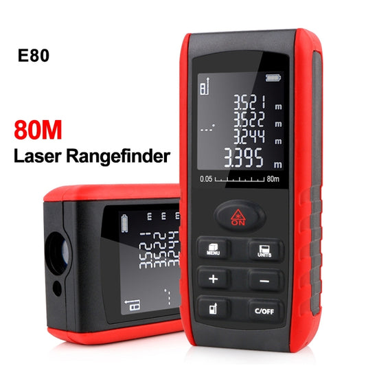 E80 Laser Rangefinder Laser Distance Meter Measuring Device Digital Handheld Tools Module Range 80m Range Finder - Laser Rangefinder by buy2fix | Online Shopping UK | buy2fix