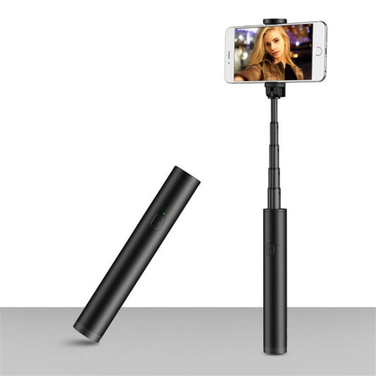 Mini Wireless Bluetooth Phone Selfie Stick Aluminum Handheld Selfie Stick Travel Artifact(Black) by buy2fix