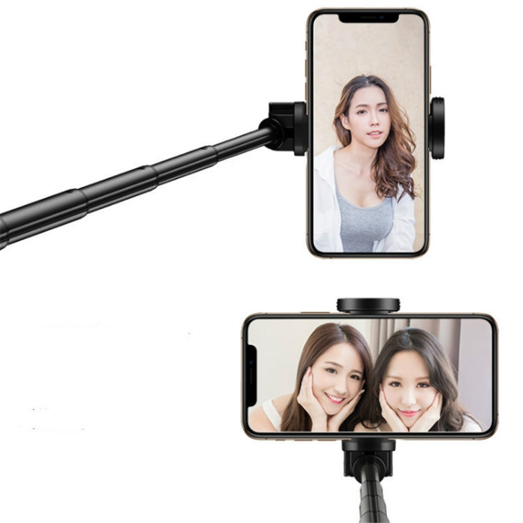 Mini Wireless Bluetooth Phone Selfie Stick Aluminum Handheld Selfie Stick Travel Artifact(Black) - Selfie Sticks by buy2fix | Online Shopping UK | buy2fix