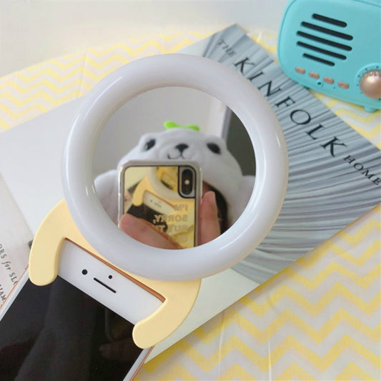 Mobile Phone Fill Light Self-Timer Live Light Handheld Portable Anchor Light(Yellow) by buy2fix