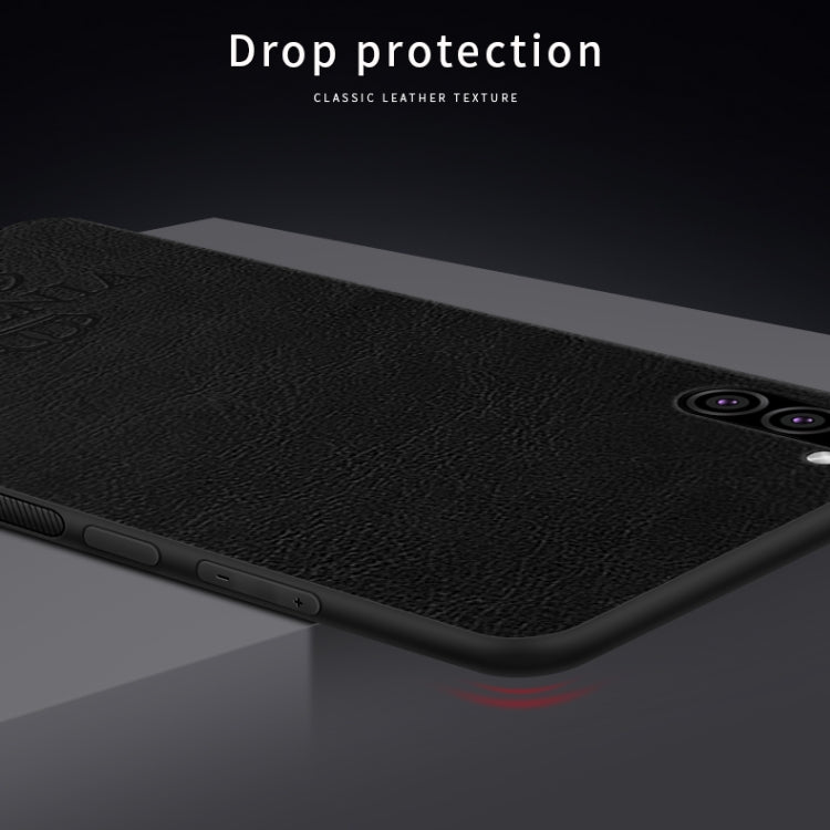 For Galaxy Note10 PINWUYO Pin Rui Series Classical Leather, PC + TPU + PU Leather Waterproof And Anti-fall All-inclusive Protective Shell(Black) - Galaxy Phone Cases by PINWUYO | Online Shopping UK | buy2fix