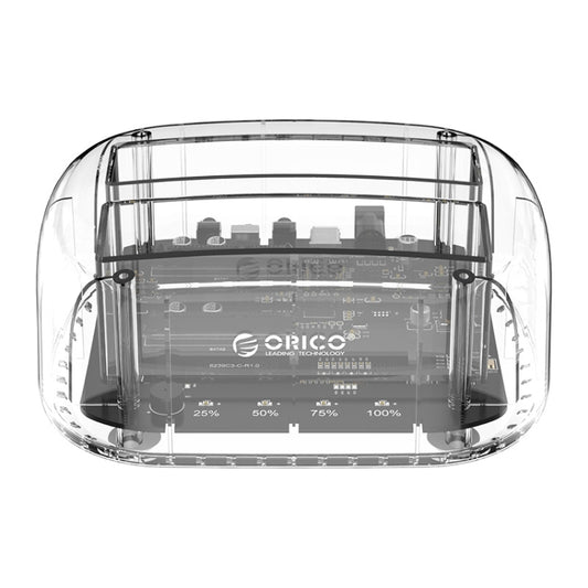ORICO 6239U3 3.5/2.5inch 2 Bay Transparent USB3.0 Ordinary Reading & Writing Hard Drive Dock by ORICO