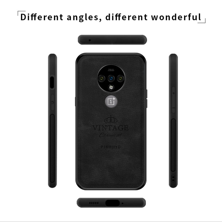 For Oneplus 7T PINWUYO Zun Series PC + TPU + Skin Waterproof And Anti-fall All-inclusive Protective Shell(Red) - OnePlus Cases by PINWUYO | Online Shopping UK | buy2fix