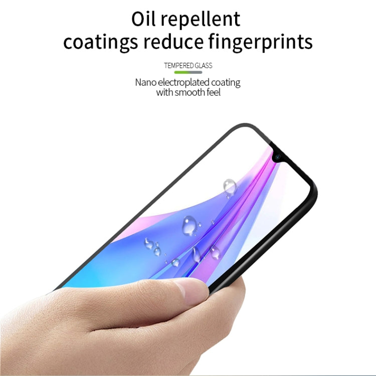 For Xiaomi RedMi Note 8T PINWUYO 9H 2.5D Full Screen Tempered Glass Film(Black) - by PINWUYO | Online Shopping UK | buy2fix