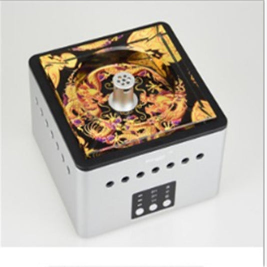 Filter Purification Ashtray Negative Ion Ashtray Intelligent Ashtray(Ssangyong Play Beads Silver) by buy2fix