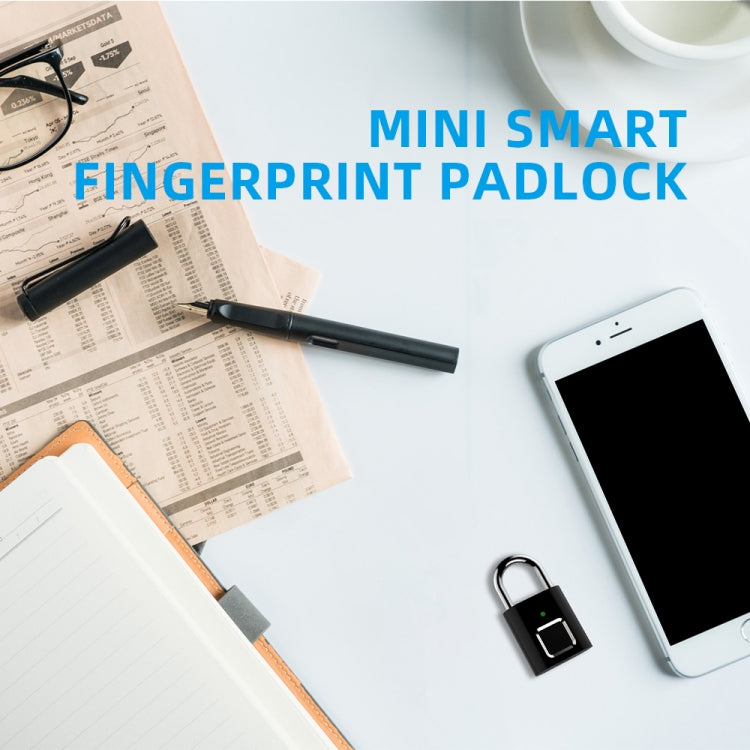 L34 Fingerprint Lock Smart Lock Household Luggage Dormitory Storage Cabinet Electronic Padlock - Padlocks by buy2fix | Online Shopping UK | buy2fix