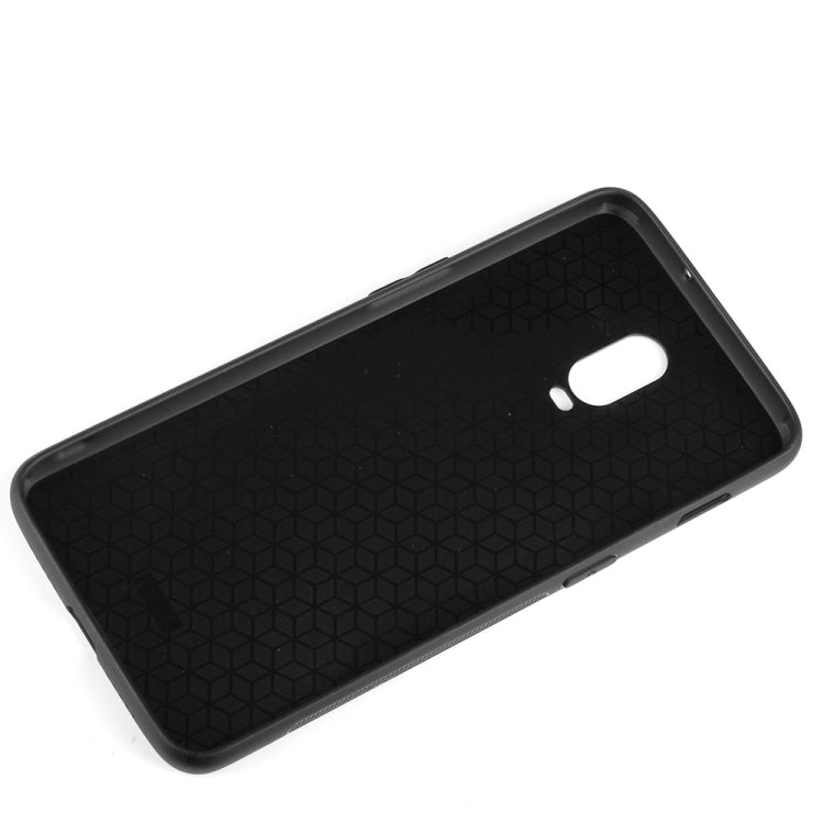 For OnePlus 6T Shockproof Sewing Cow Pattern Skin PC + PU + TPU Case(Red) - OnePlus Cases by buy2fix | Online Shopping UK | buy2fix