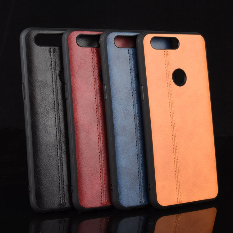 For OnePlus 5T Shockproof Sewing Cow Pattern Skin PC + PU + TPU Case(Black) - OnePlus Cases by buy2fix | Online Shopping UK | buy2fix